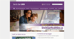 Desktop Screenshot of eriestclairlhin.on.ca